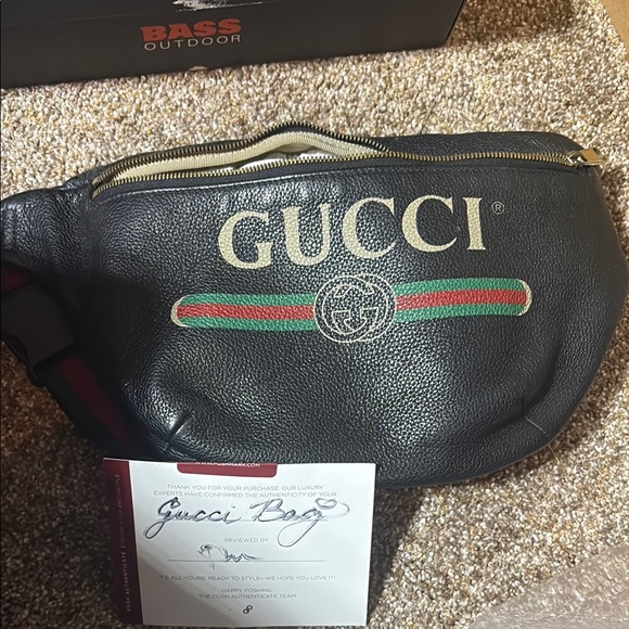 Gucci Black Leather Men's Bag - Picture 1 of 3